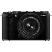 Camera-FujiFilm-X-M5-Mirrorless-Preta---Lente-XC-15-45mm-f-3.5-5.6