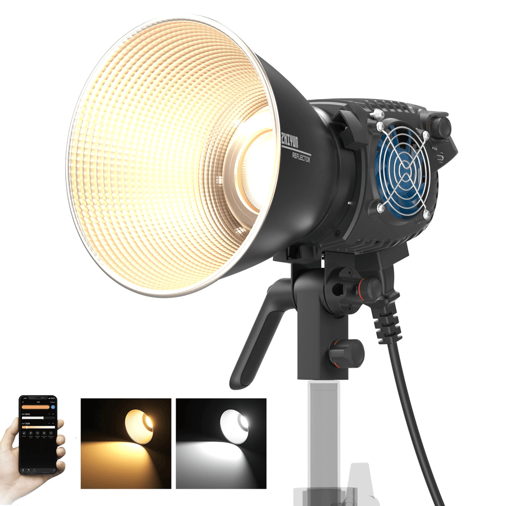 Iluminador-LED-Zhiyun-MOLUS-B200-COB-Light-Bi-Color-200W-Bowens--Bivolt- Iluminador-LED-Zhiyun-MOLUS-B200-COB-Light-Bi-Color-200W-Bowens--Bivolt-