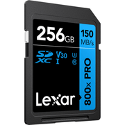 Cartao-SDXC-256Gb-Lexar-Blue-Pro-800x-4K-150Mb-s-UHS-I-V30-U3