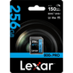 Cartao-SDXC-256Gb-Lexar-Blue-Pro-800x-4K-150Mb-s-UHS-I-V30-U3