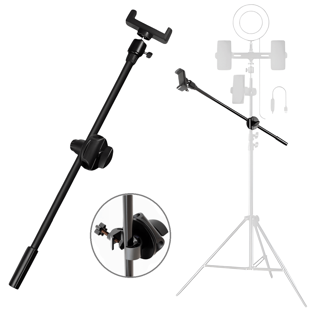 Barra-Transversal-para-Smartphone-Ring-Beauty-360°-em-Tripe-de-Iluminacao Barra-Transversal-para-Smartphone-Ring-Beauty-360°-em-Tripe-de-Iluminacao