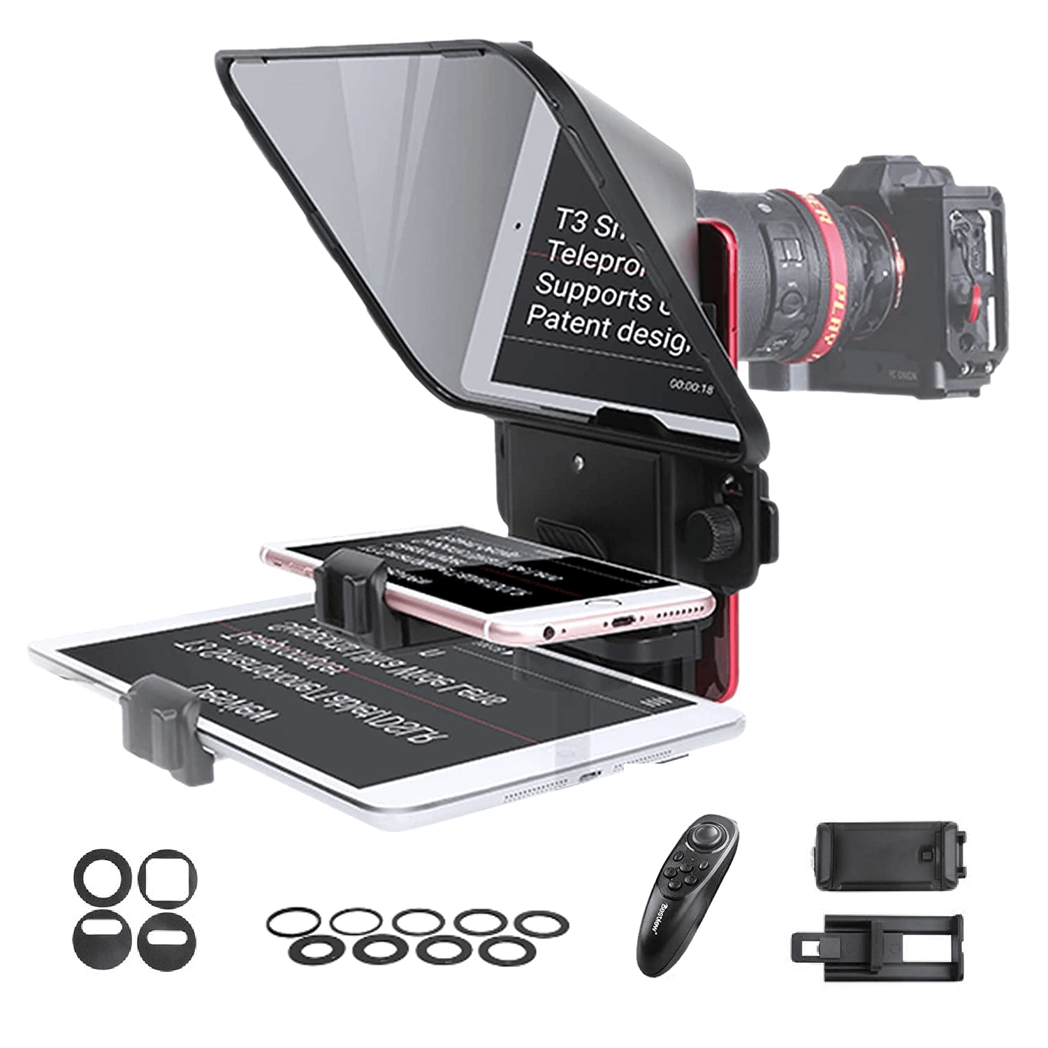 Teleprompter Desview T3 Portátil - eMania Foto e Video