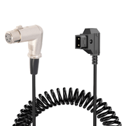 Cabo-Espiral-de-Alimentacao-D-Tap-para-XLR-4-Pin-Reto
