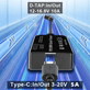 Adaptador-Carregamento-Bidirecional-D-Tap-x-USB-C-3.0-PD-100W-para-Bateria-V-Mount