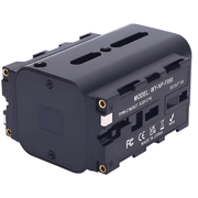 Bateria-Dupla-Face-NP-F990-Dummy-com-entrada-USB-C