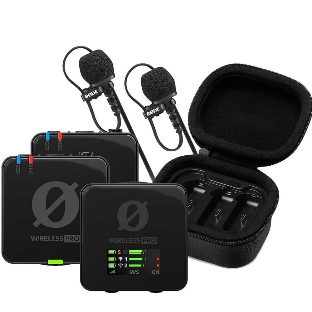 Sistema-Gravador-Microfone-Lapela-Rode-Wireless-PRO-Duplo-para-2-Pessoas Sistema-Gravador-Microfone-Lapela-Rode-Wireless-PRO-Duplo-para-2-Pessoas