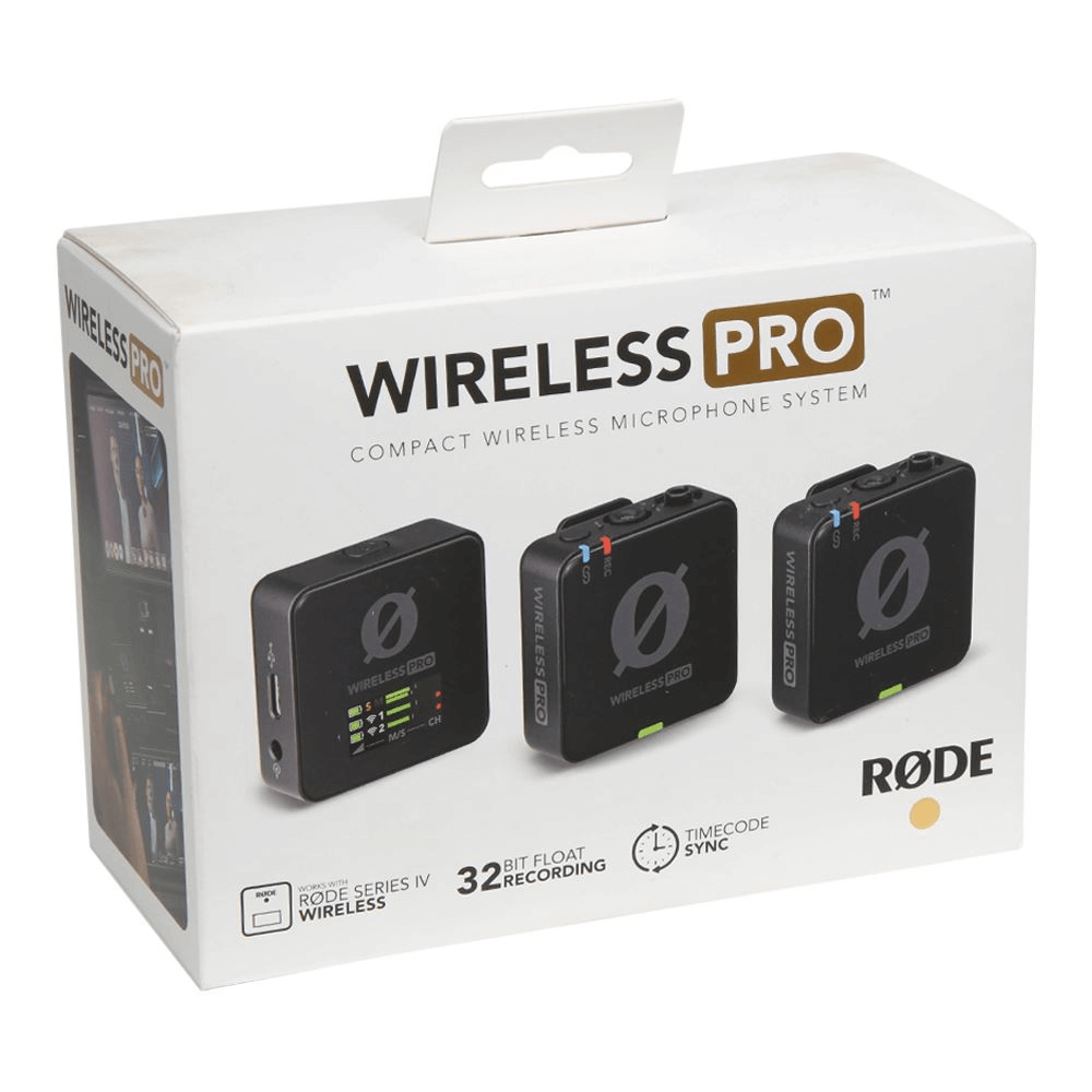 RODE Wireless PRO Microfone/Gravador - eMania Foto e Video