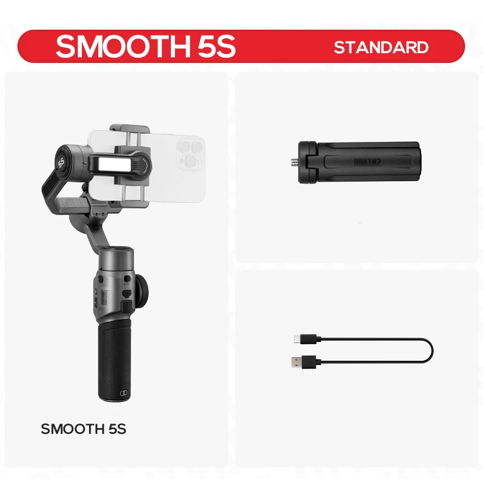 Gimbal Zhiyun Smooth 5S Standard para Celular - WorldView