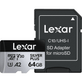 Cartao-MicroSDXC-64Gb-Lexar-Silver-Plus-Profissional-4K-205Mb-s-UHS-I---V30---U3---A2---Classe-10