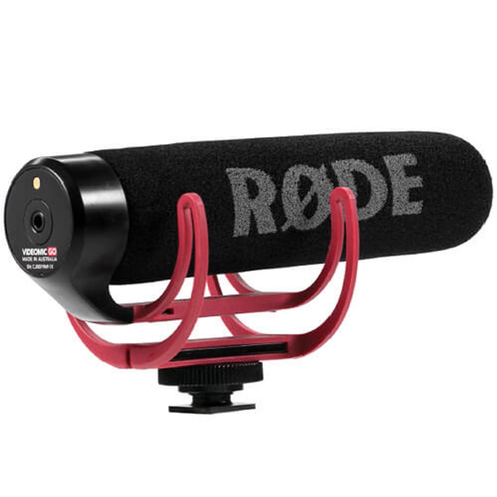Microfone Shotgun Rode VideoMic GO - eMania Foto e Video