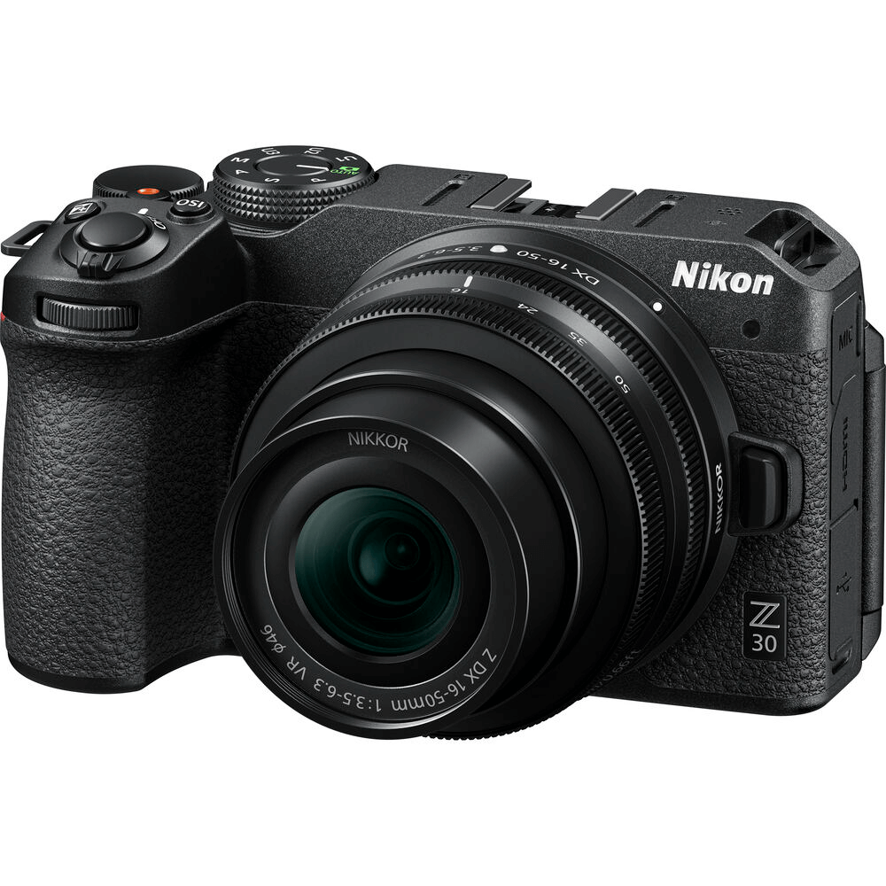 Nikon Z30 Mirrorless Lente 16-50mm - eMania Foto e Video