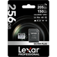 Cartao-MicroSDXC-256Gb-Lexar-Silver-Plus-Profissional-4K-205Mb-s-UHS-I---V30---U3---A2---Classe-10