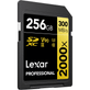 Cartao-SDXC-256Gb-Lexar-Gold-2000x-8K-300Mb-s-UHS-II-V90-U3-Classe-10
