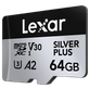 Cartao-MicroSDXC-64Gb-Lexar-Silver-Plus-205Mb-s-4K-UHS-I-V30-U3-A2-Classe-10