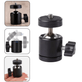 Mini-Cabeca-Ball-Head-Universal-1-4--para-Tripes-e-Ring-Light Mini-Cabeca-Ball-Head-Universal-1-4--para-Tripes-e-Ring-Light