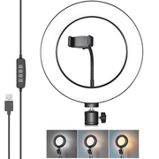 Iluminador-Led-Circular-10--Ring-Light-Live-USB-com-Suporte-de-Celular