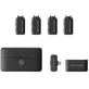 Sistema-4x-Microfones-Hollyland-LARK-MAX-2-Combo-Wireless-para-4-Pessoas-para-Cameras-e-SmartPhones