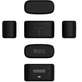 Sistema-4x-Microfones-Hollyland-LARK-MAX-2-Combo-Wireless-para-4-Pessoas-para-Cameras-e-SmartPhones