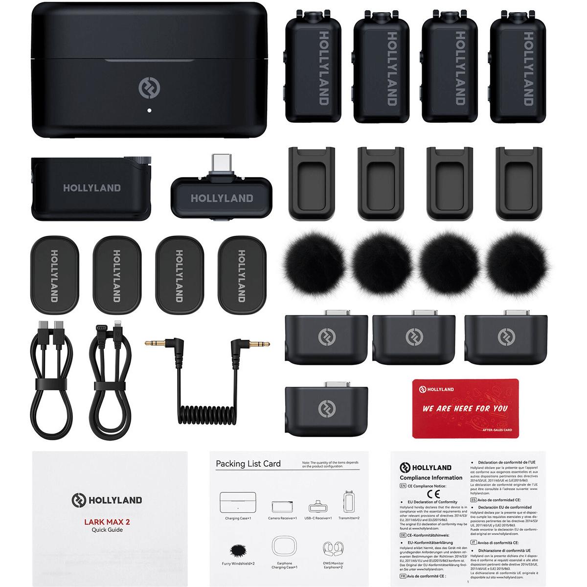 Hollyland LARK MAX 2-Combo 4人用 Hollyland Lark Max 2 Combo 4-Person Wireless - WorldView