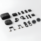 Sistema-Microfones-Duplo-Hollyland-LARK-MAX-2-Ultimate-Combo-com-2x-Fones-para-Cameras-e-SmartPhones