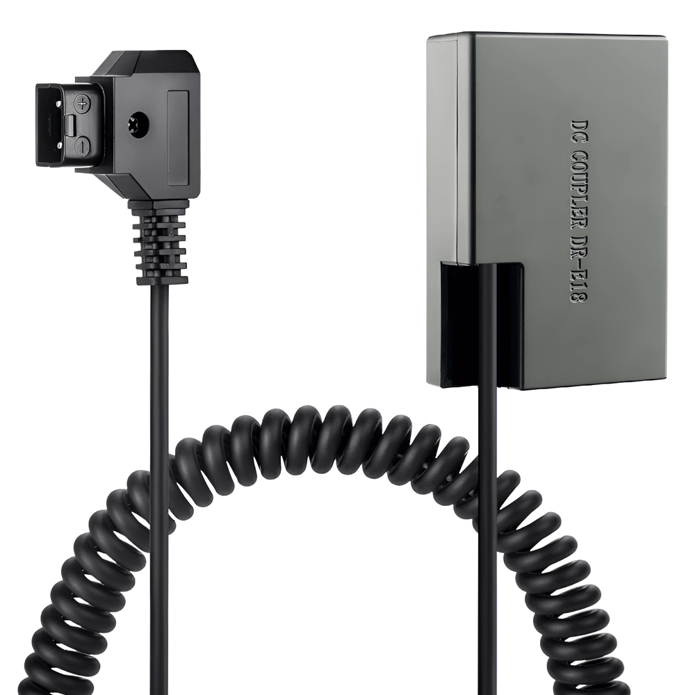 Adaptador-Espiral-DC-DR-E18-Dummy-PD-Bateria-Canon-LP-E17-para-D-Tap Adaptador-Espiral-DC-DR-E18-Dummy-PD-Bateria-Canon-LP-E17-para-D-Tap