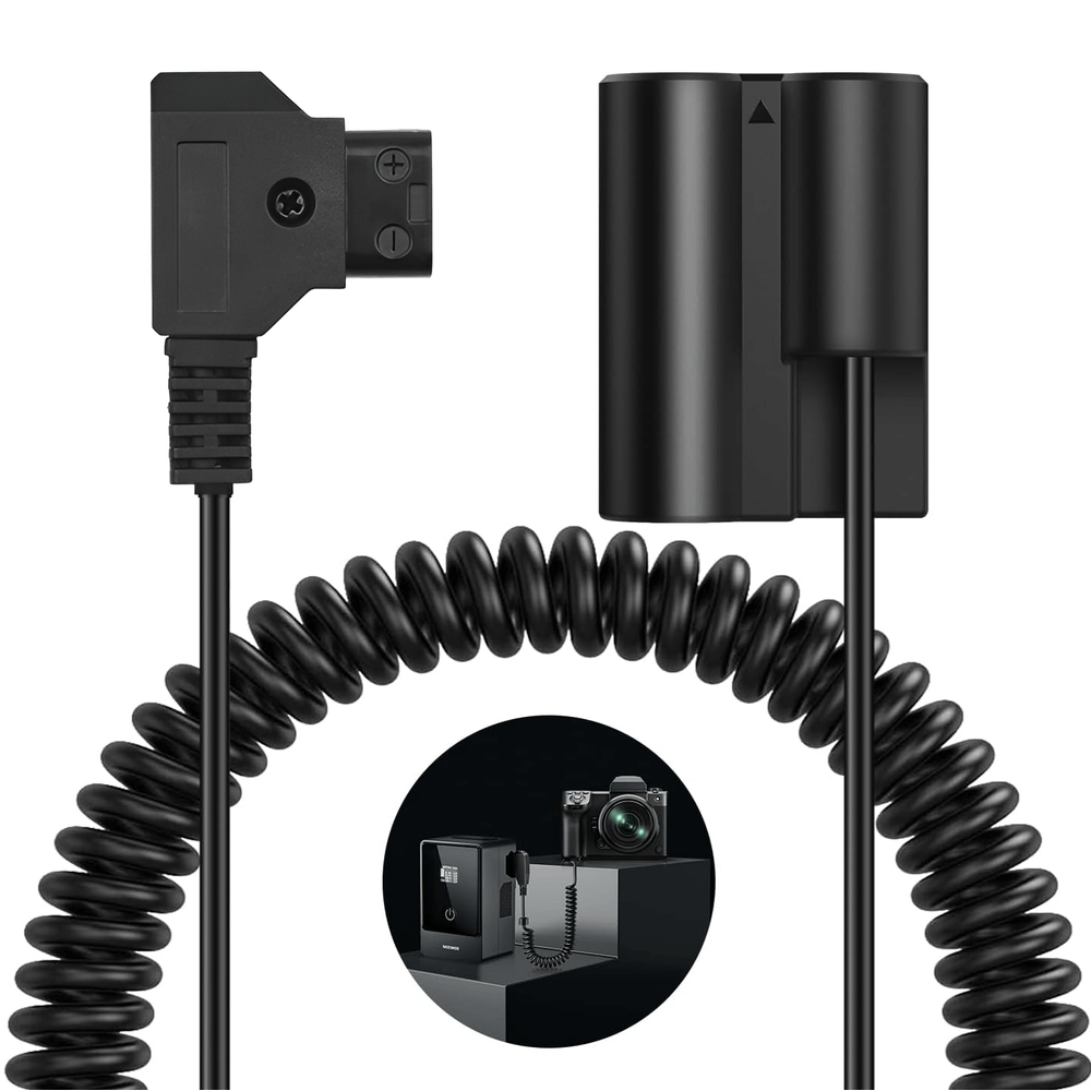 Adaptador-Espiral-DC-Dummy-PD-Bateria-FujiFilm-NP-W235-para-D-Tap Adaptador-Espiral-DC-Dummy-PD-Bateria-FujiFilm-NP-W235-para-D-Tap