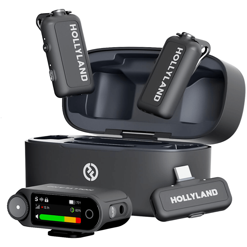 Sistema-Microfone-Duplo-Hollyland-LARK-MAX-2-Combo-Wireless-2-Pessoas-para-Cameras-e-SmartPhones Sistema-Microfone-Duplo-Hollyland-LARK-MAX-2-Combo-Wireless-2-Pessoas-para-Cameras-e-SmartPhones