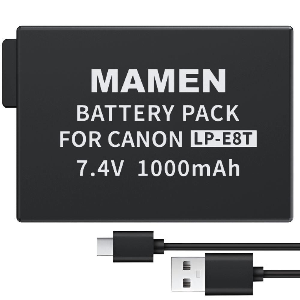 Bateria-Mamen-LP-E8-USB-C-para-Cameras-Canon Bateria-Mamen-LP-E8-USB-C-para-Cameras-Canon