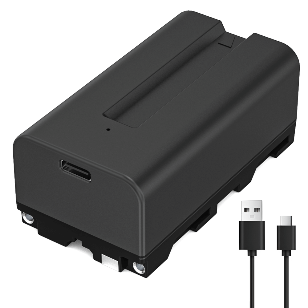 Bateria-Mamen-NP-F550-USB-C-para-Filmadoras-Sony-e-Iluminadores Bateria-Mamen-NP-F550-USB-C-para-Filmadoras-Sony-e-Iluminadores