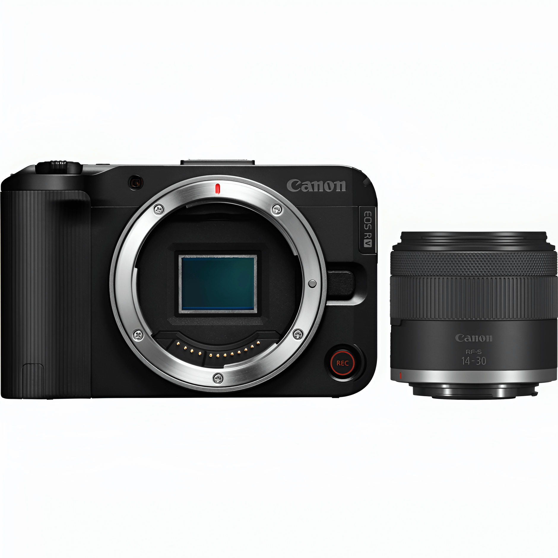 Mirrorless Canon EOS R50V Lente 14-30mm - eMania Foto e Video