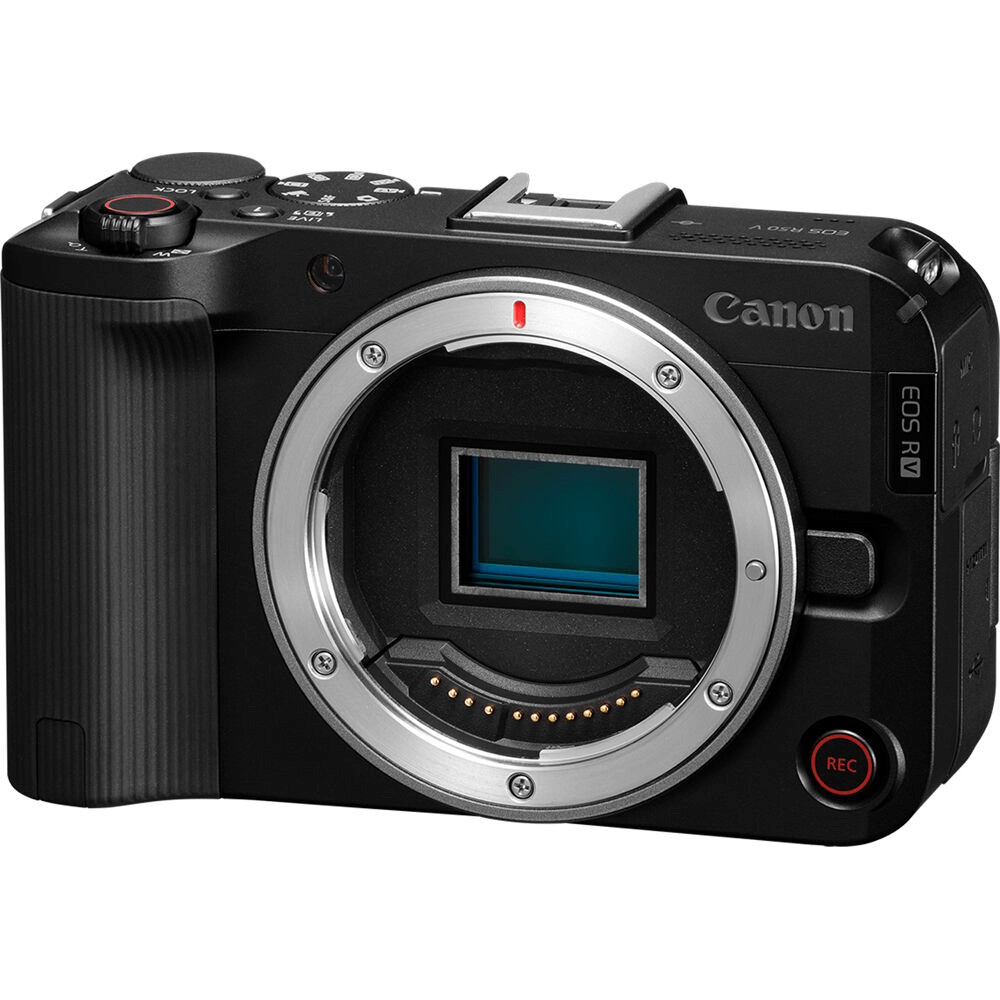 Mirrorless Canon EOS R50V Lente 14-30mm - eMania Foto e Video