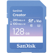 Cartao-SDXC-128Gb-Sandisk-Creator-280MB-s-UHS-II-V60-U3