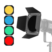 Kit-Barndoor-para-Refletor-F-1-Grid-Honeycomb-e-4-Filtros-de-Gel--1-
