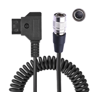 Cabo-Espiral-D-Tap-para-Hirose-4Pin-Gravadores-Zoom-F8---F4-e-Sound-Devices