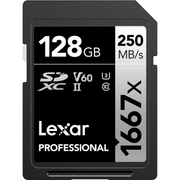 Cartao-SDXC-128Gb-Lexar-Silver-1667x-250Mb-s-UHS-II---V60---U3---Classe-10