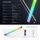 Iluminador-Bastao-LED-Neewer-Basics-SL50-Light-Wand-RGB-Magnetico
