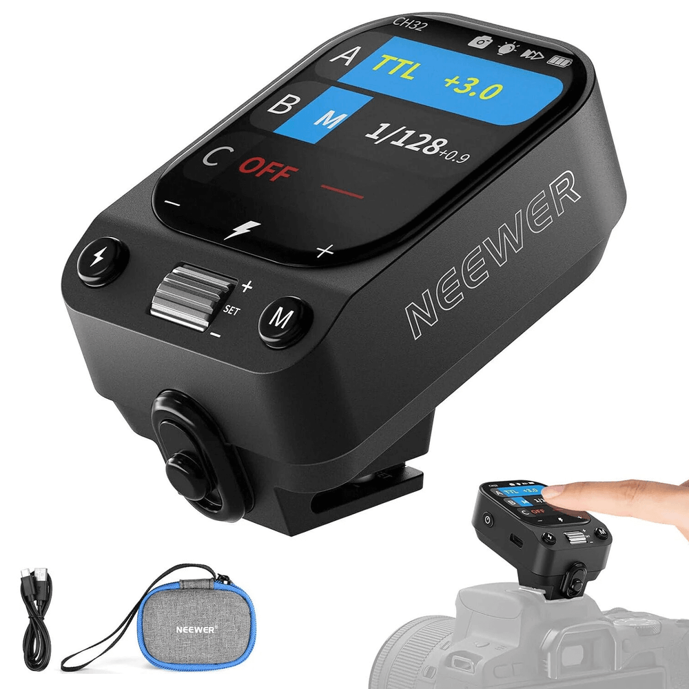 Disparador-Flash-Neewer-QZ-C-TTL-Touchscreen-Wireless-para-Cameras-Canon Disparador-Flash-Neewer-QZ-C-TTL-Touchscreen-Wireless-para-Cameras-Canon