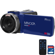 Filmadora-Minolta-MN260NV-Full-HD-IR-Visao-Noturna-Infravermelha-e-Controle--Azul-