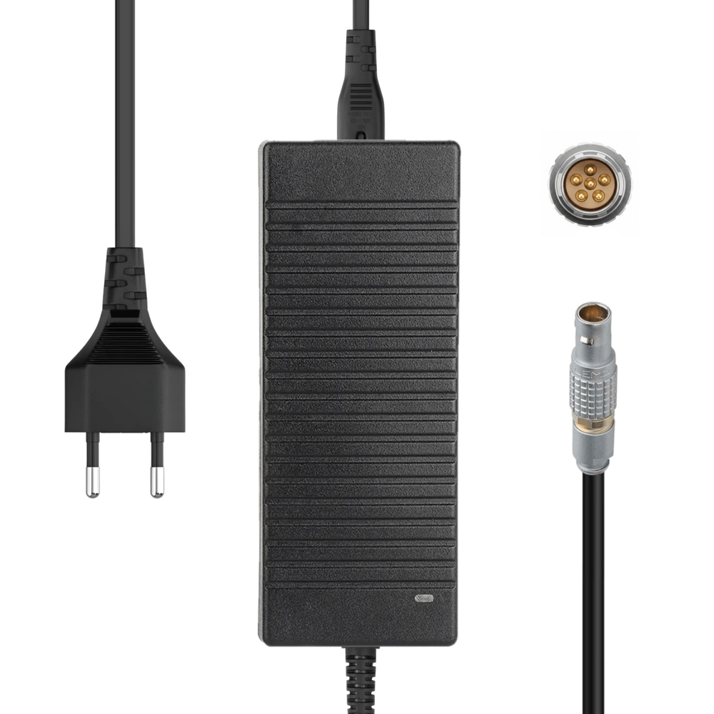 Fonte-AC-12V-LEMO-2B-6Pin-para-Camera-RED-One-MX-4-5K-Bivolt Fonte-AC-12V-LEMO-2B-6Pin-para-Camera-RED-One-MX-4-5K-Bivolt