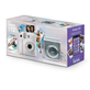 Kit-Camera-Instantanea-FujiFilm-Instax-Mini-12-Branco-Mermaid-com-Bolsa-e-Pack-10-Filmes--10-