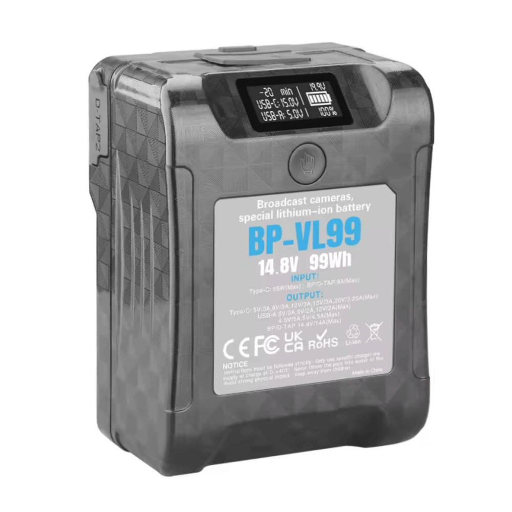 Bateria-V-Mount-Mamen-BP-VL99-Mini-99Wh-14-4V-Saidas-D-Tap-USB-e-USB-C--1- Bateria-V-Mount-Mamen-BP-VL99-Mini-99Wh-14-4V-Saidas-D-Tap-USB-e-USB-C--1-