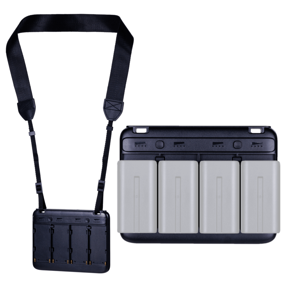 suporte-adaptador-de-bateria-4x-np-f-para-dc-150w-com-alca-crossbody-portatil--1- suporte-adaptador-de-bateria-4x-np-f-para-dc-150w-com-alca-crossbody-portatil--1-
