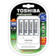 Carregador-de-Pilha-AA-AAA-Toshiba-com-4x-Pilhas-AA-Recarregaveis-2600mAh Carregador-de-Pilha-AA-AAA-Toshiba-com-4x-Pilhas-AA-Recarregaveis-2600mAh