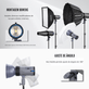 Flash-Estudio-Neewer-Q300-Outdoor-300Ws-Strobe-Montagem-Bowens Flash-Estudio-Neewer-Q300-Outdoor-300Ws-Strobe-Montagem-Bowens
