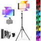Painel-Iluminador-LED-U800-Pro-RGB-Bi-Color-50W-Video-Light-Controle-Tripe-e-Fonte--Bivolt-