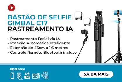 Mobile Bastão Gimbal Selfie C17