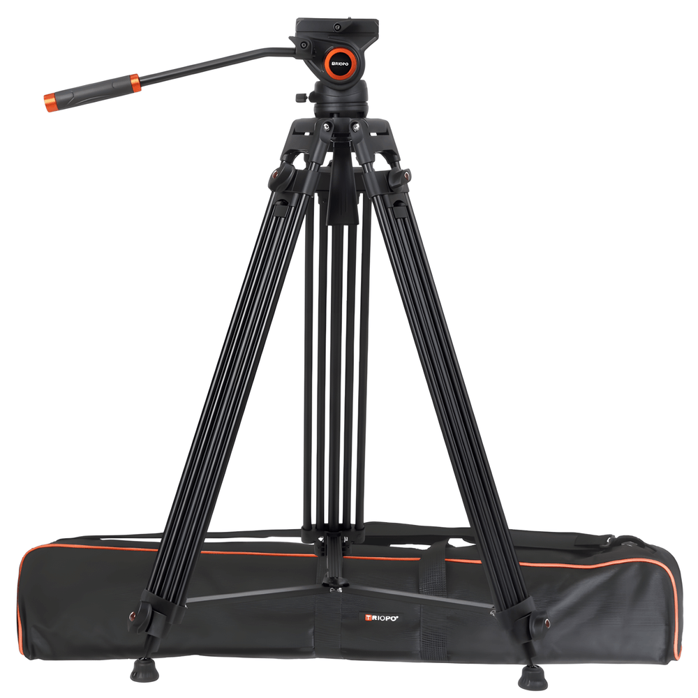 Tripe-Profissional-Triopo-DV-965S-com-Cabeca-Hidraulica-Fluida-para-15kg Tripe-Profissional-Triopo-DV-965S-com-Cabeca-Hidraulica-Fluida-para-15kg