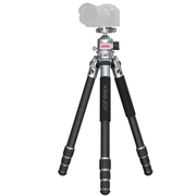 Tripe-Profissional-Kingjoy-C85-Fibra-de-Carbono-com-Cabeca-Ball-T40X-Perfil-Baixo--25kg-