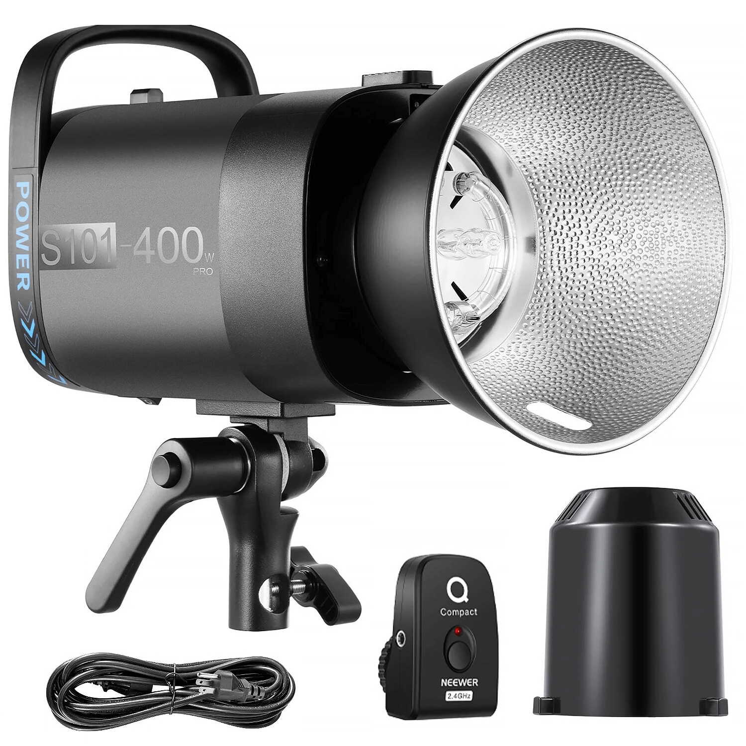 Flash Estúdio Neewer S101-400W PRO Studio Monolight Disparador Q e Montagem Bowens