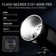 Flash-Estudio-Neewer-S101-400W-PRO-Studio-Monolight-Disparador-Q-e-Montagem-Bowens